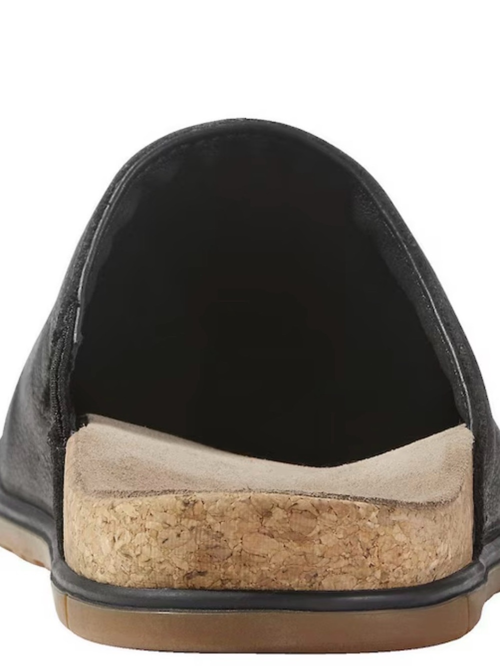 L.L.BEAN Women's Go-Anywhere Leather Clogs Nubuck Black Mules Size 9 Medium - Picture 3 of 10
